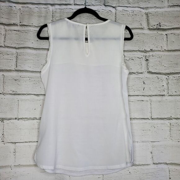Sanctuary white Sleeveless tanktop Rayon small - Picture 6 of 8